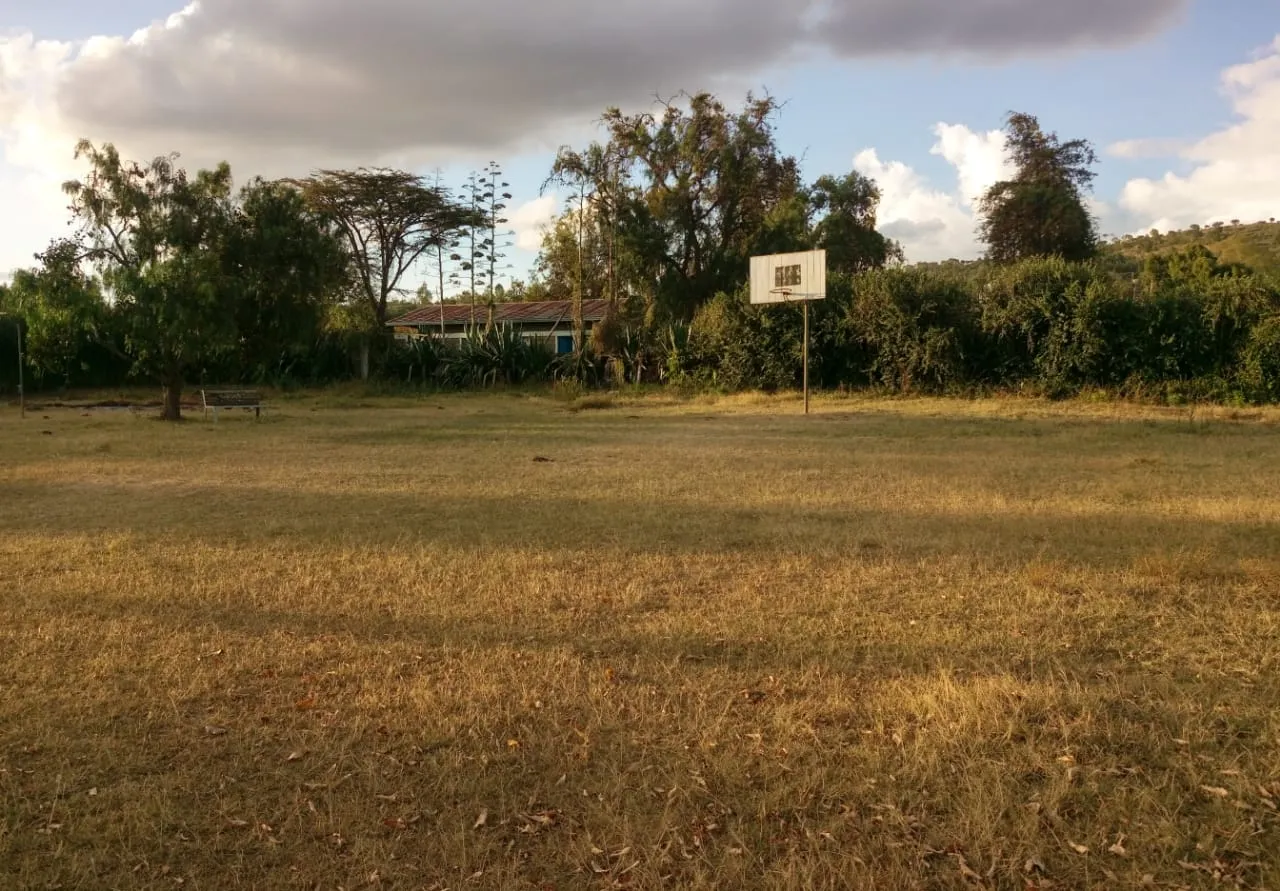 The Irene School's basketball court.